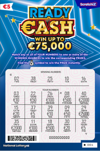 Ready Cash scratch cards - After